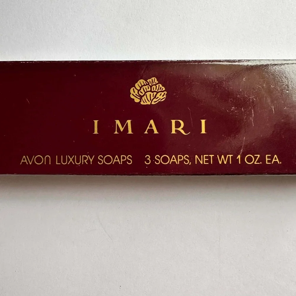 Vintage‎ 1991 Avon Imari Luxury Soaps Set 3 Bars 1oz Each New In Box